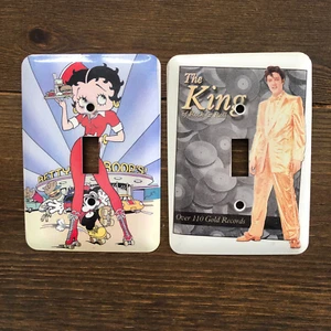 Betty Boop and Elvis Switch Plate Covers - Picture 1 of 8