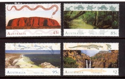 Australia 1993 Patrimonio de la Humanidad MUH Foto 1 de 2