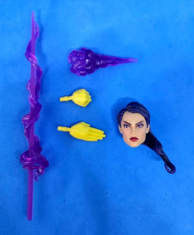 Marvel Legends PSYLOCKE (head, weapons) Strike Team 6" Figure X-Men 60 Yr 3pk - Image 1 of 1