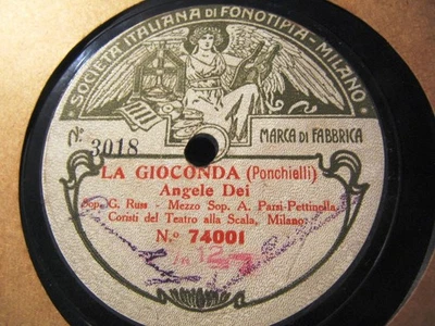 1905 Magini Coletti PARSI PETTINELLA FONOTIPIA Giannina Russ La Gioconda 74001 - Image 1 of 2