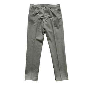 Pantalones Brunello Cucinelli Lana Franela 5 Bolsillos Para Hombre 52 36 Gris EE. UU. Pierna Recta - Imagen 1 de 14