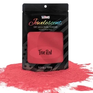 True Red Mica Pearl Powder 3.5oz Cosmetic Grade Epoxy Resin Soap Slime Makeup - Picture 1 of 5