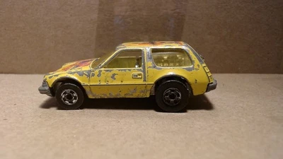 Hot Wheels Blackwall PACKIN PACER Hong Kong Amarillo 1977 AMC Vintage A1 Foto 1 de 4