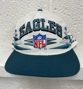 Vintage Logo Athletic Diamond Cut Philadelphia Eagles Snapback Hat. - Picture 1 of 5