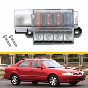 4 Gang Fuse Box Reliable Material 24V Terminal Holder Circuit For ATO ATC Fuses - Picture 1 of 10