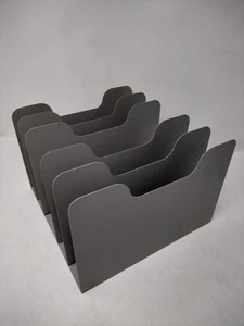 Porta Archivos de Escritorio Vintage Buddy Products Metal 5 Ranuras Gris Industrial MCM - Imagen 1 de 11
