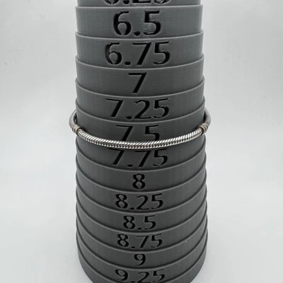 Auténtico brazalete de plata de ley .925 con broche de barril PANDORA tamaño 7,5 - 7,75 Foto 1 de 4