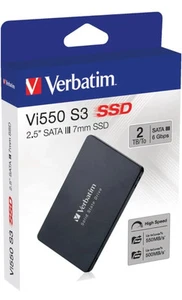 Verbatim 2.5" Internal SATA III SSD 2TB (Vi550) - Picture 1 of 5