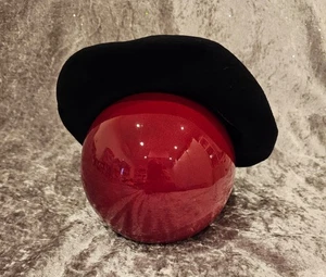 BAKARRA Wool Beret Made in France Hats beret Black Size 53cm (21") Approx (C5) - Picture 1 of 6