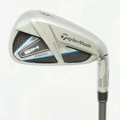 TaylorMade SIM MAX Iron Set 6-9,Pw,Aw 6pc Flex Regular TENSEI BLUE TM60 Graphite - Image 1 of 4