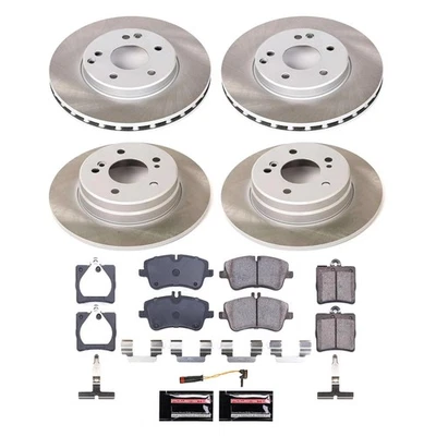 PowerStop SC2812 Disc Brake Kit For Mercedes-Benz C240 2001-2005 Front Rear Foto 1 de 4