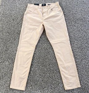 7 For All Mankind Adrien Pant Size 33 Airweft Twill Slim Tapered Chino Tangerine - Bild 1 von 10