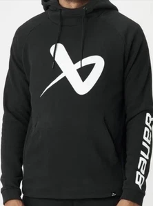 $79 Bauer Core Hockey Hoodie Sweatshirt Senior Large Black - Picture 1 of 1