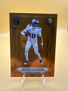 Donruss Elite Justin Jefferson Orange 2025/199 Minnesota Vikings - Imagen 1 de 4