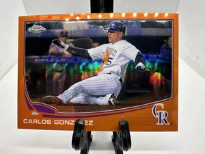 2013 Topps Chrome - Carlos Gonzalez #131 Orange Refractor B1-11 - Bild 1 von 2