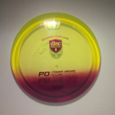 RARE Dip Dyed Red Yellow Simon Dye Gannon Dye Discmania C-Line PD 170g - Image 1 of 4