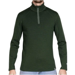 Mens Base Layer 100% Merino Wool Heavyweight 400g Half Zip Sweater for Men Ar... - Picture 1 of 5