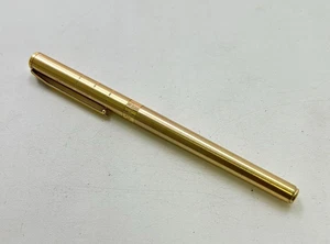 *aaaa+5 (No Box) ] Yves Saint Laurent Gold plating Cap type Rollerball pen - Picture 1 of 4
