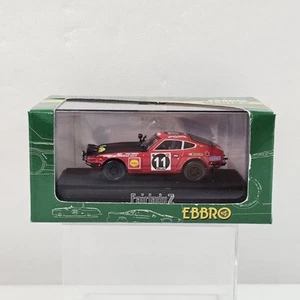 EBBRO Datsun Fairlady 240Z 1971 Safari Rally Winners #11 Herrmann & Schuller New - Picture 1 of 9