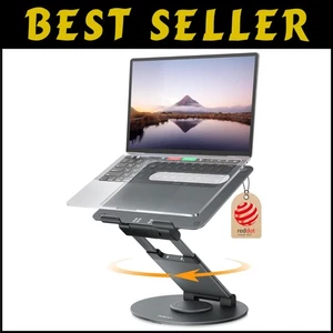 Telescopic Laptop Stand with Strong Bearing Force - Fit for All Laptops 10-17" - Picture 1 of 10
