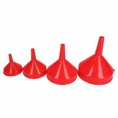 4pc Small Plastic Fuel Funnel Fixed Spouts Suitable For Petrol Diesel Water Oil • 7.43£