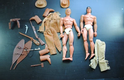 BIG JIM MATTEL VIEJO JEFE SHATTERHAND TANKUA "KARL MAY" BONITO CONJUNTO   Foto 1 de 4