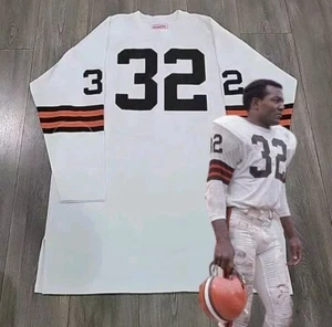 1964 AUTHENTIC VINTAGE JIM BROWN CLEVELAND BROWNS JERSEY 56 3XL MITCHELL NESS - Picture 1 of 13