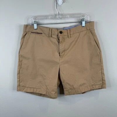 Шорты мужские Tommy Hilfiger размер 35 желтовато-коричневые китайские повседневные из хлопковой смеси для яхт парусного спорта - Изображение 1 из 4