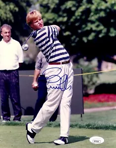 FOTO ERNIE ELS FIRMADA A MANO 8X10 PGA GOLF TOUR CERTIFICADO JSA PP75109 - Imagen 1 de 4