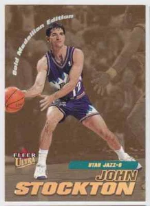 2000-01 FLEER ULTRA GOLD MEDALLION EDITION JOHN STOCKTON UTAH JAZZ #1346 - Picture 1 of 2