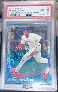 RYAN HOWARD Pop 1/1 /25 2013 Topps #6 Phillies Perfect PSA GEM MINT 10 Rare š„ - Picture 1 of 3