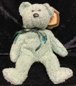 TY BEANIE BABIES BORN DATE MARCH 17, 2000 "SHAMROCK" THE IRISH BEAR - Picture 1 of 9