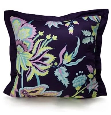 (1) Amy Butler Morning Blossom Euro Shams bordado floral 100 % algodón orgánico Foto 1 de 3