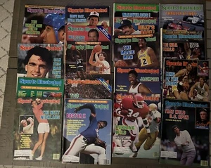 Lot of 18 Vintage 1985 Sports Illustrated Gretzky Nicklaus Ewing Gooden Magic - Picture 1 of 19