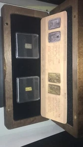 Ancient samurai currency gold and silver coin/bar with case and certificate - Picture 1 of 1