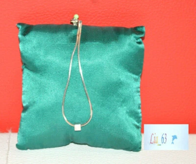 Orecchino Pendente Argento Singolo con Cubo - Immagine 1 di 4