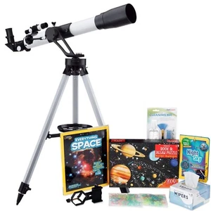 Kids Telescope Star Seeker Series with 35X-350X 700x60mm Telescope Kit 4 - Picture 1 of 11
