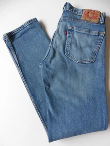 Men's 511 Levis Slim Fit Jeans W28 L30 Blue Size 28S Levi Strauss Distressed - Picture 1 of 9