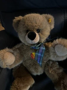 Steiff Peluche Orsacchiotto 666889 17" BOTTONE NELL'ORECCHIO Ear Button FAO Nero Tag - Foto 1 di 4