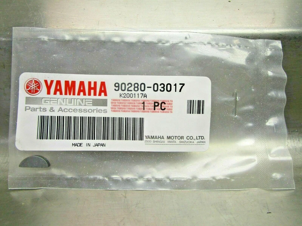 Llave Woodruff 90280-03017-00 OEM Yamaha Blaster YZ125 Foto 1 de 1