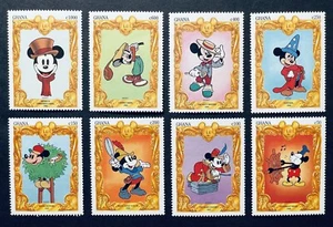 GHANA MICKEY'S 65TH BIRTHDAY DISNEY STAMPS SET 1994 MNH FANTASIA MICKEY'S FILMS - Picture 1 of 2