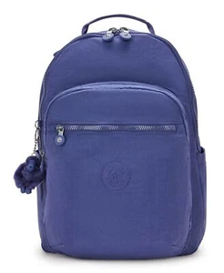kipling Basic Seoul Backpack L Rucksack Rucksack Ocean Blue violett Neu - Bild 1 von 6