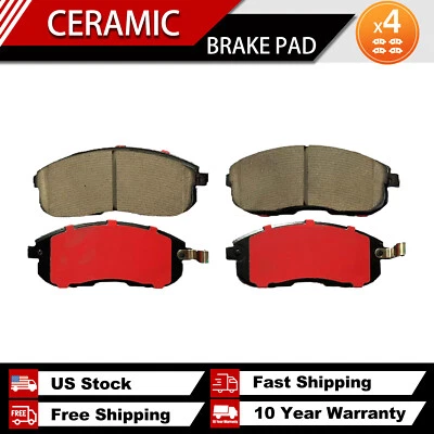 Front Ceramic Brake Pads D815 for Infiniti G20 1999-2002 I30 2000 - Image 1 of 4