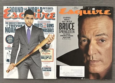 LOT 2x ESQUIRE MAGAZINES vol 165 #2 & vol 171 #1 Foto 1 de 3