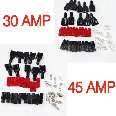 10/20/30/50 Sets 30A/45A Connector Flame Retardant Sleeve For Anderson Powerpole