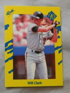 1990 Classic Yellow Baseball Card Pick one