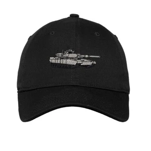 Soft Women Baseball Cap M-1 Tank Embroidery Dad Hats for Men Buckle Closure - Picture 1 of 55