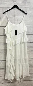Wild Fable Off White Ruffle Midi Dress Women Size XXL - Picture 1 of 2