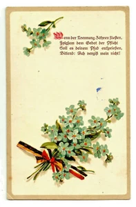 German 1918 WW I Ach bergiss mein nicht (Forget Me Not) Post Card - Picture 1 of 2