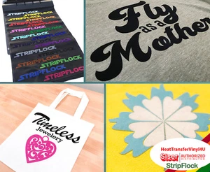 Siser StripFlock (Iron On) Heat Transfer Vinyl For T-Shirts- 15" Roll - Picture 1 of 7